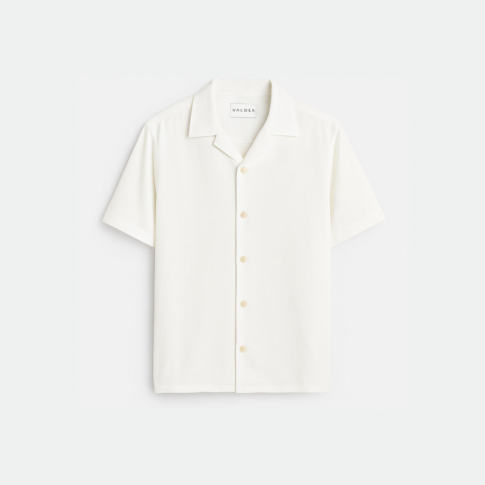 KNITTED LINEN-SILK SHIRT
