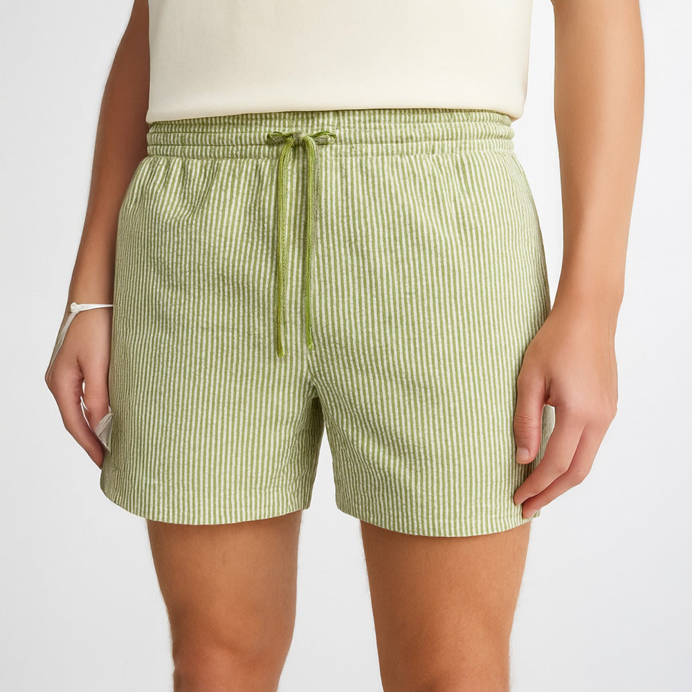 PRINTED ELASTICATED SHORTS