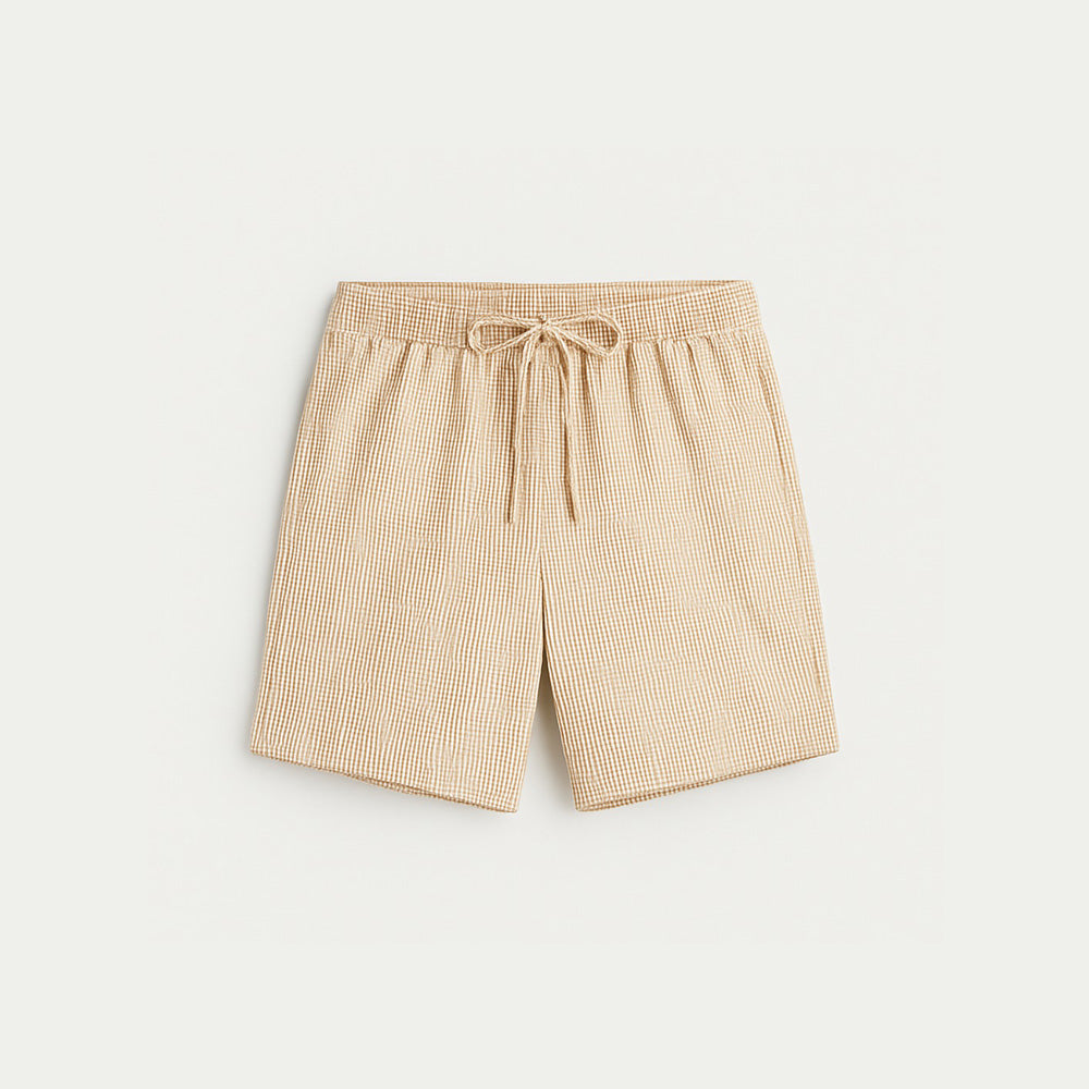 PRINTED ELASTICATED SHORTS