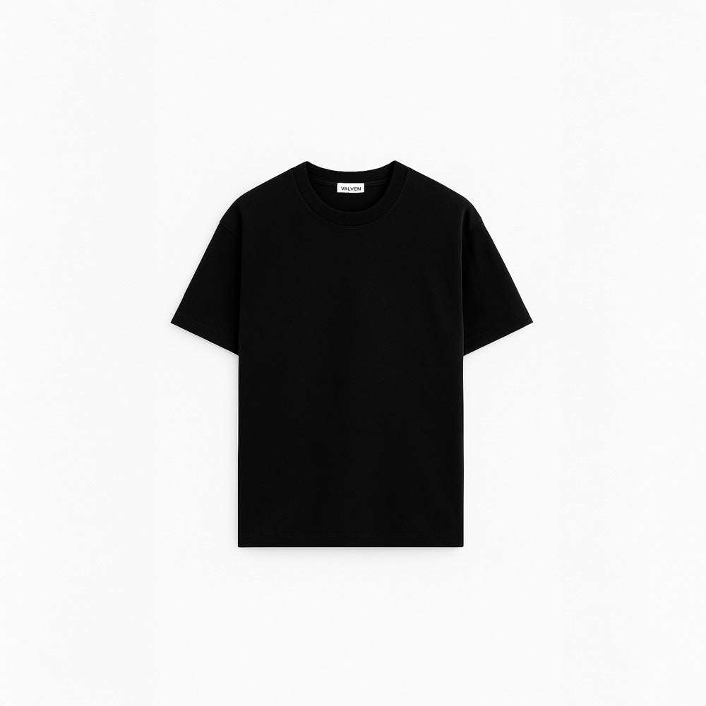 OVERSIZED STRIPED LINEN-BLEND T-SHIRT