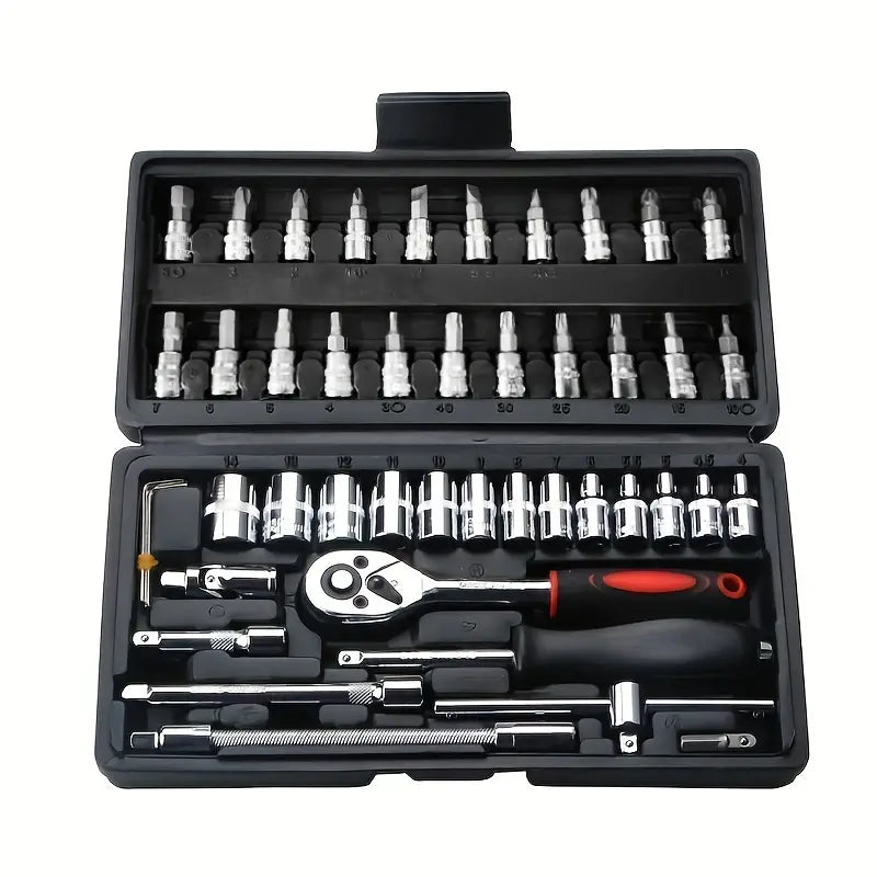 Caja de herramientas profesional 46 piezas.