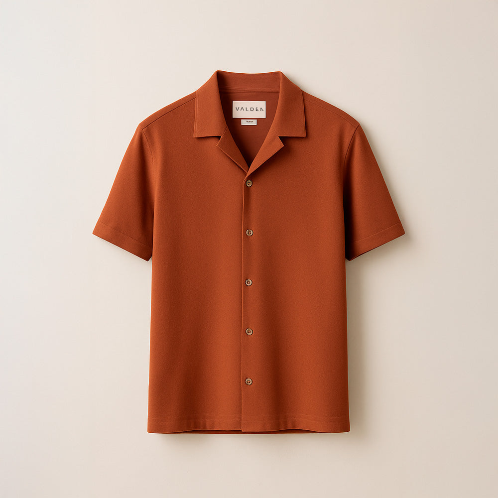 KNITTED LINEN-SILK SHIRT