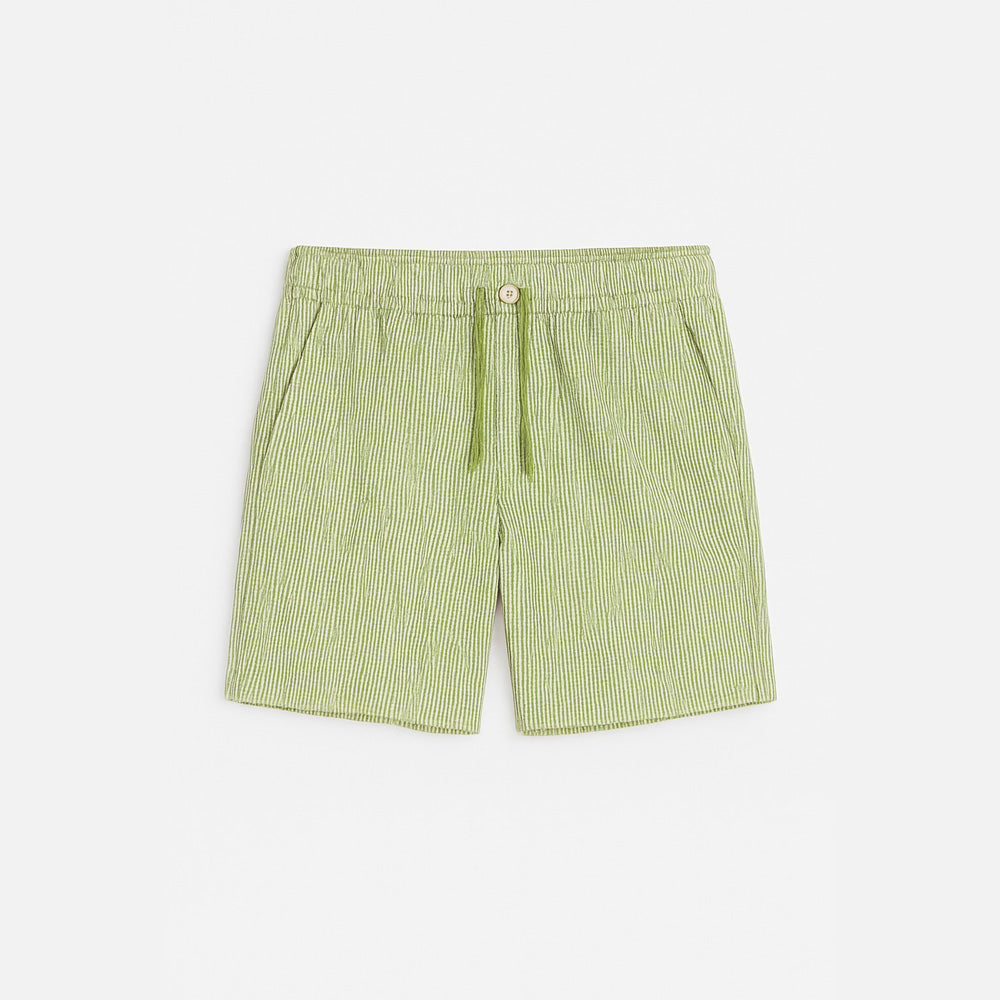 PRINTED ELASTICATED SHORTS