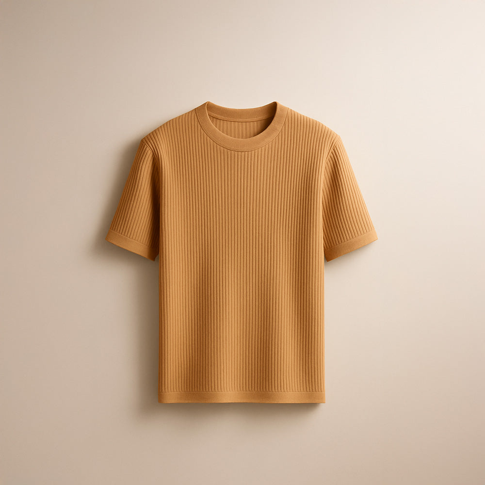 OPEN-KNIT T-SHIRT