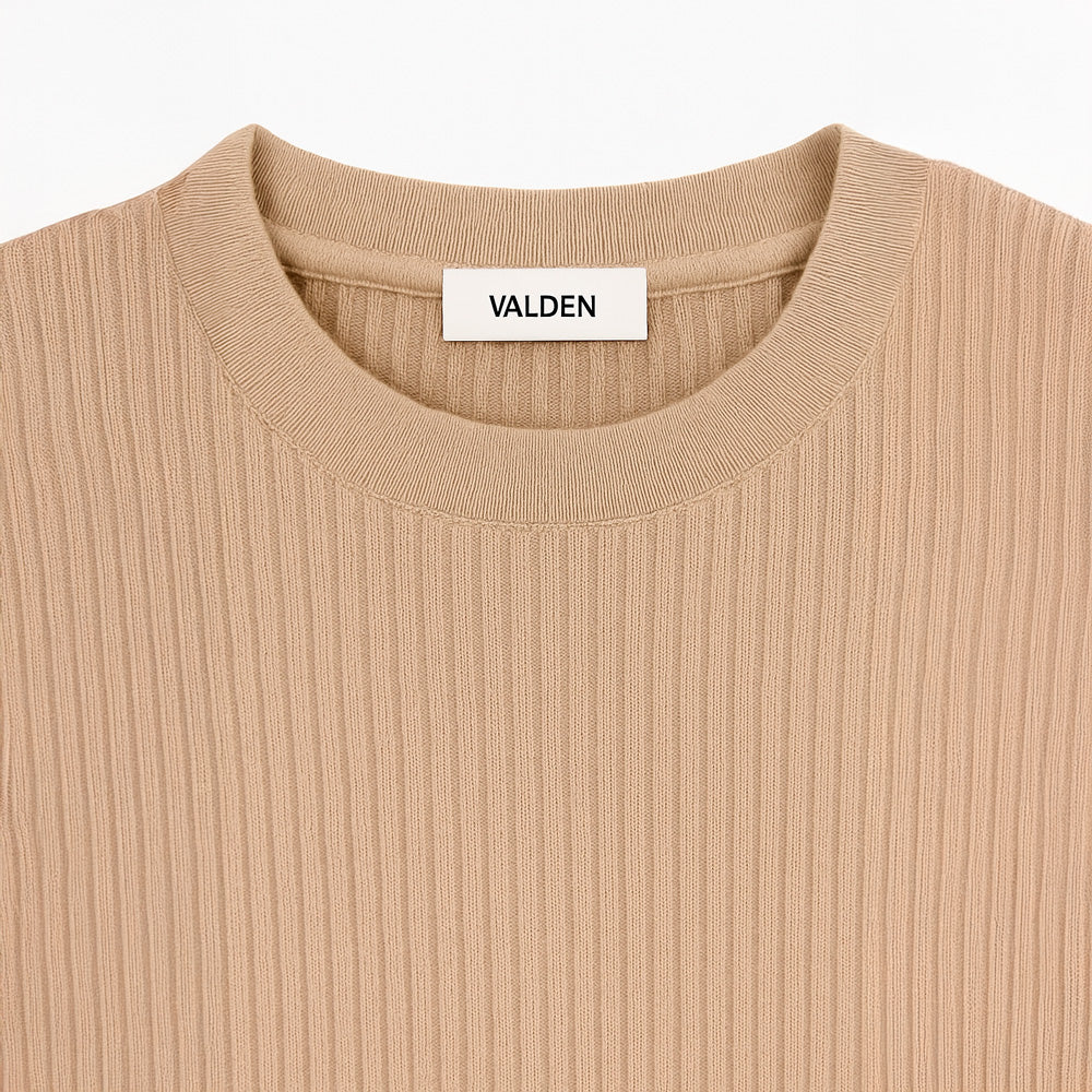 OPEN-KNIT T-SHIRT