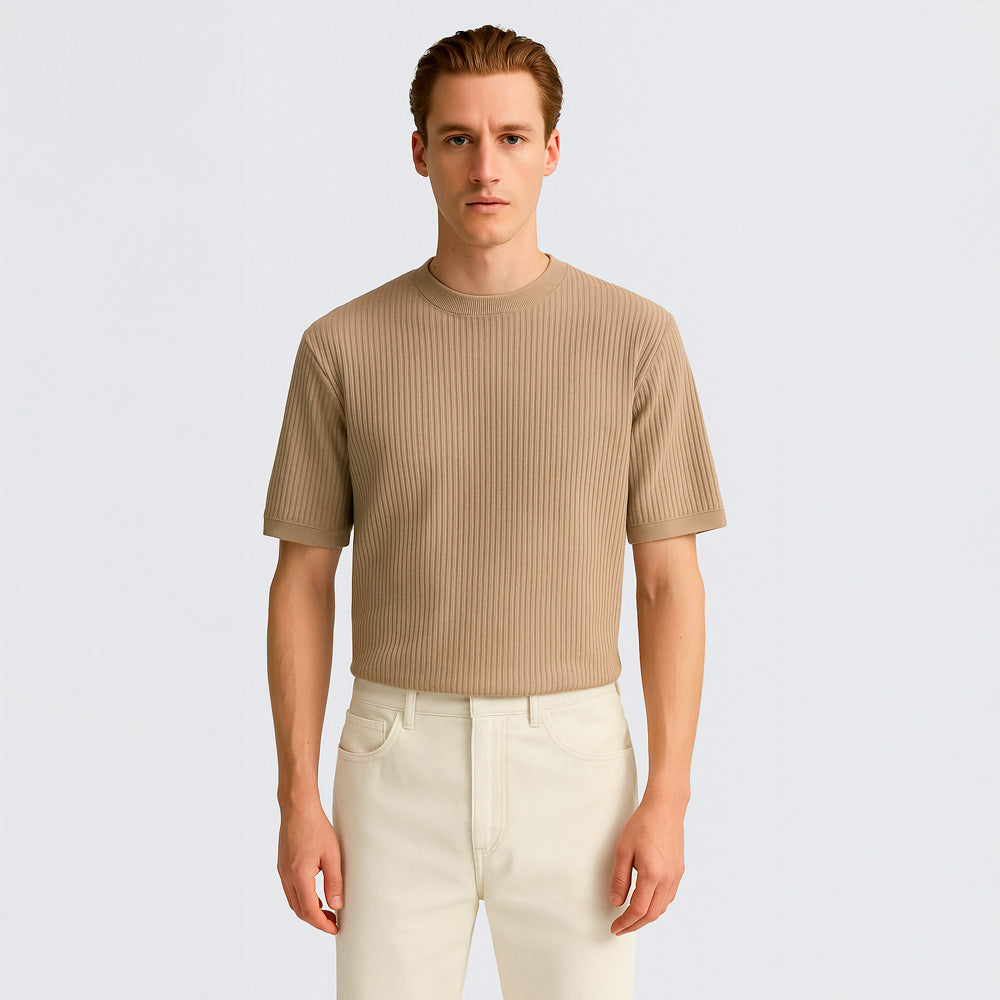 OPEN-KNIT T-SHIRT