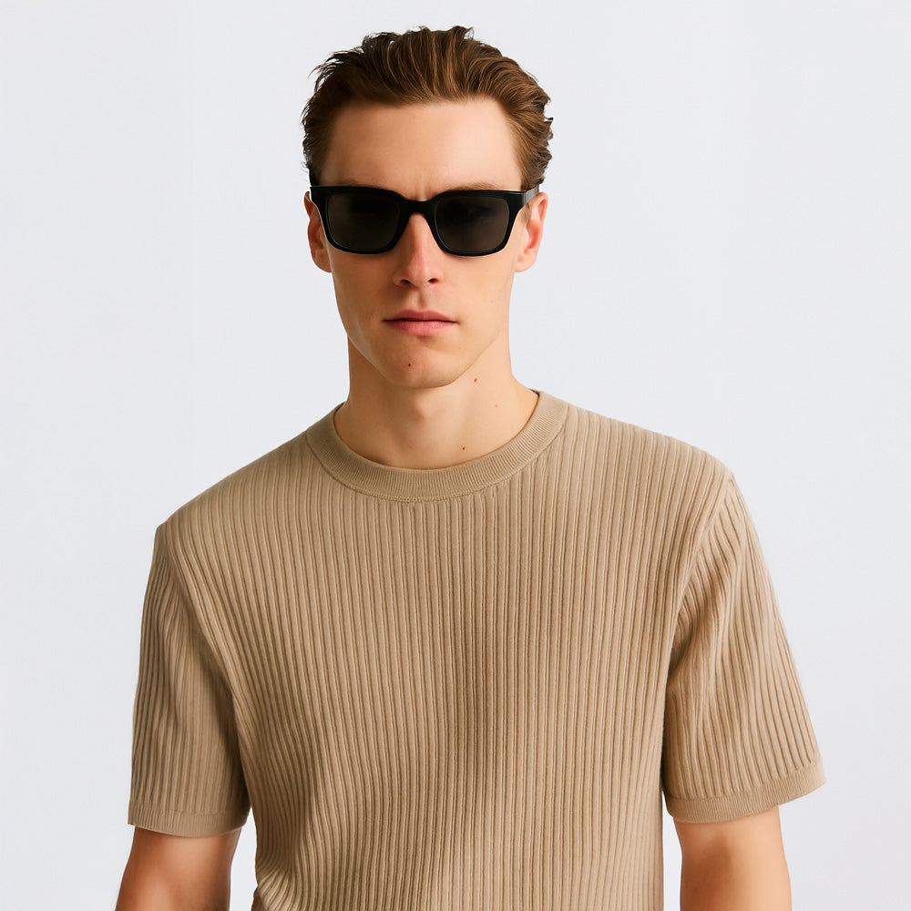 OPEN-KNIT T-SHIRT