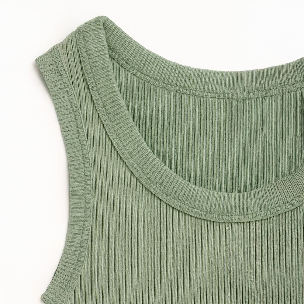 3-PACK SLIM RIBBED COTTON TANK TOP